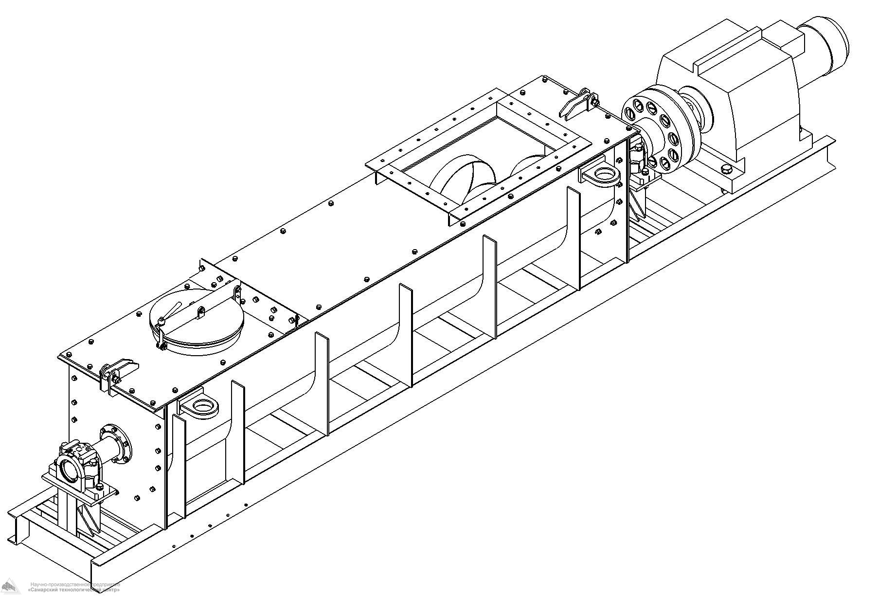 Питатель шнековый ПШВ-30-500